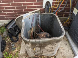 Dirty Condensing Coil