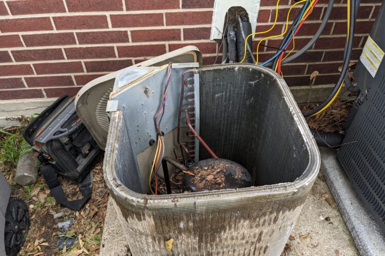 Dirty Condensing Coil