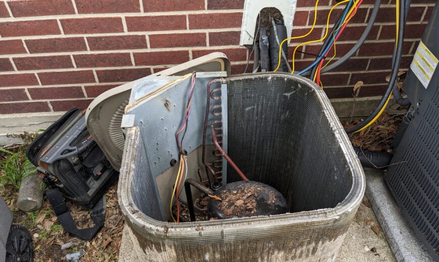 Dirty Condensing Coil